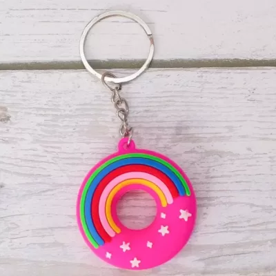 Брелок «Donut», purple, mix