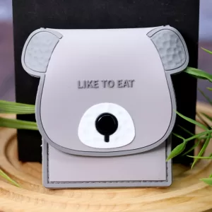 Маникюрный набор «Bear like to eat», grey