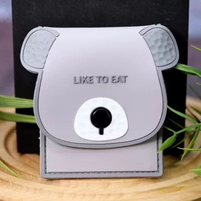 Маникюрный набор «Bear like to eat», grey