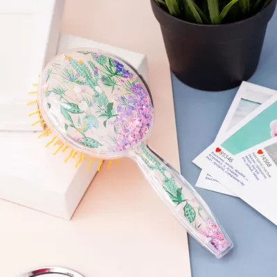 Расческа «Leaves», yellow