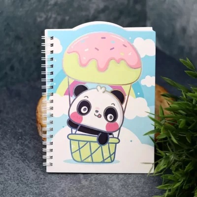 Блокнот (B6) «Panda in a balloon», (18*13), 120 стр.