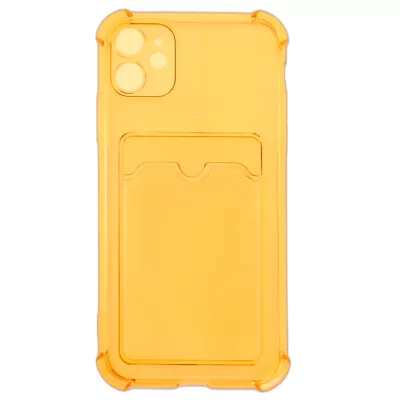 Чехол iP 12 Pocket Case (TPU) (Orange)
