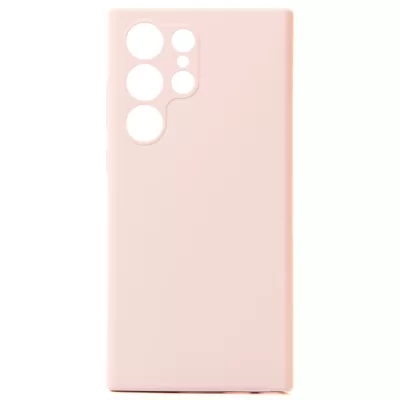 Чехол Sams S23 Ultra Silicone Case Logo (Пудра(18))