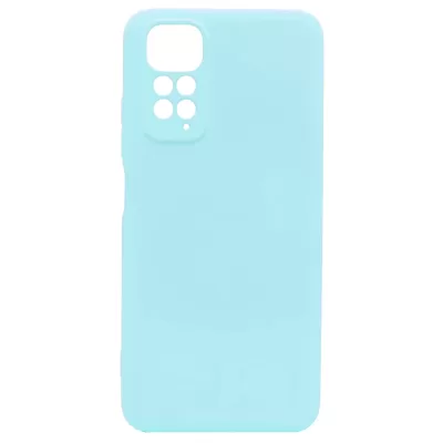 Чехол Redmi Note 11/11S Silicone Case Logo (Голубой(11))