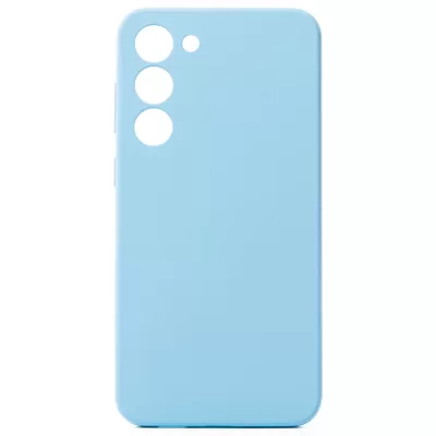 Чехол Sams S23 Plus Silicone Case Logo (Голубой(11))