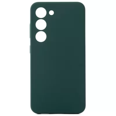 Чехол Sams S23 Plus Silicone Case Logo (Темно-Зеленый(22))