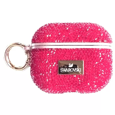 Чехол для AirPods 3 "SWAROVSKI" (Hot Pink)