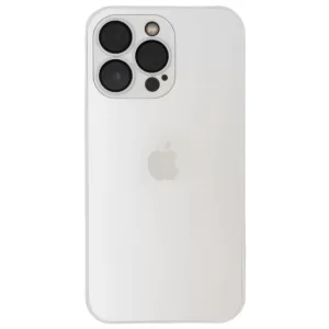 Чехол iP 12 Pro MAX AG Gless case MagSafe (Silver)