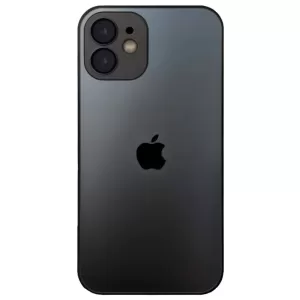 Чехол iP 12 AG Gless case MagSafe (Graphite)