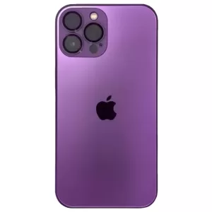 Чехол iP 14 Pro AG Gless case MagSafe (Dark purple)