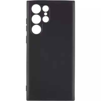Чехол Sams S23 Ultra Silicone Case Logo (Черный(3))