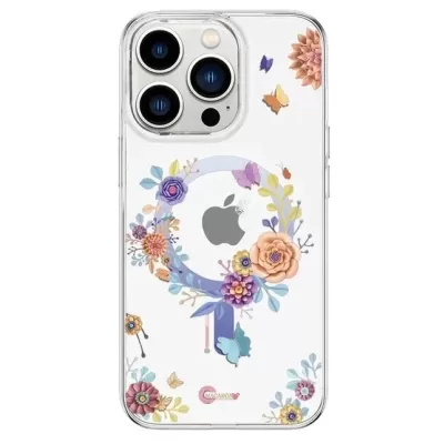 Чехол iP 13 Pro Max Keephone Garden (Macaron)