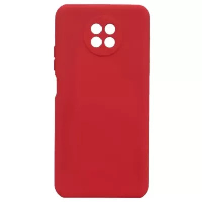 Чехол Redmi Note 9T Silicone Case Logo (Красный(1))