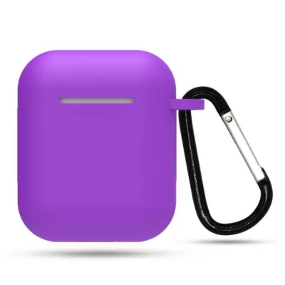 Чехол AirPods Silicone Case (Deep Purple)