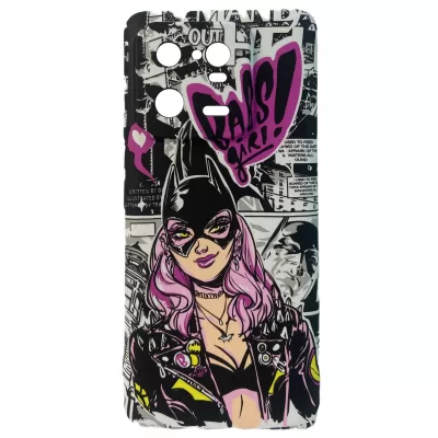 Чехол Xiaomi 13 Pro Luxo (Женщина Кошка(J180))