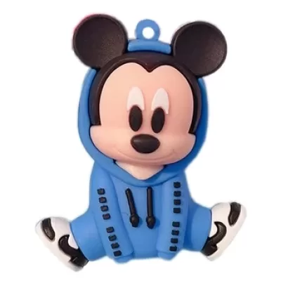 Брелок Cartoon Silicone (Mickey Blue)