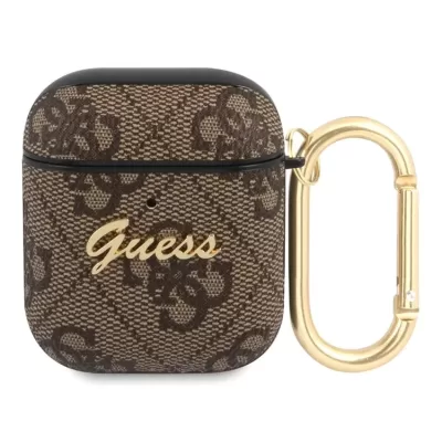 Чехол для AirPods GS PU leather (Brown)