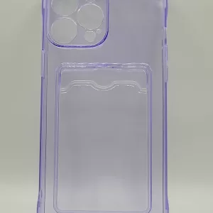 Чехол iP 13 Pro Max Pocket Case (TPU) (Lilac)