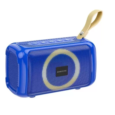 Borofone BR17 Bluetooth колонка BT 5.0/10W/AUX/MicroSD/USB/1200 mAh (синяя)
