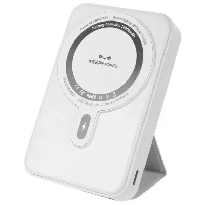 Iphone Battery Pack MagSafe "Keephone" 10000mah (white)