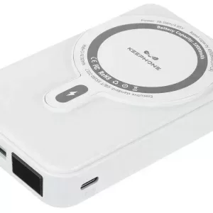 Iphone Battery Pack MagSafe "Keephone" 10000mah (white)