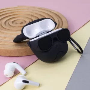 Чехол для AirPods Pro "Cool dog", black