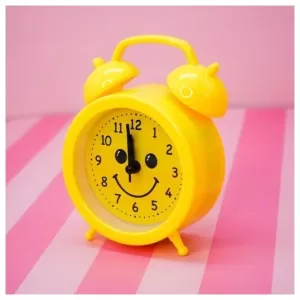 Часы-будильник «SMILE», yellow