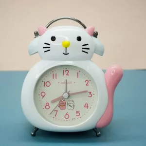 Часы-будильник «Kitten», white