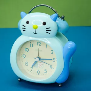 Часы-будильник «Kitten», blue