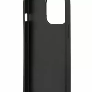 Чехол iP 14 Pro Max GS Stripe Printed Logo (Black)