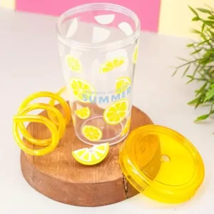Тамблер "Fruits party Lemon", yellow (380 ml)