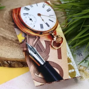 Конверт для денег "Часы"