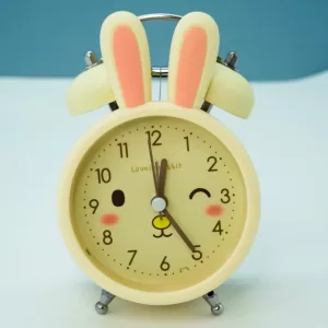 Часы-будильник «Cute rabbit», yellow