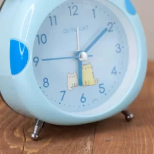 Часы-будильник "Cat", blue