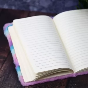 Блокнот плюшевый «Cute mouse», rainbow