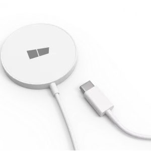 Беспроводное ЗУ More Choise 15W Type-C CW02S, белый