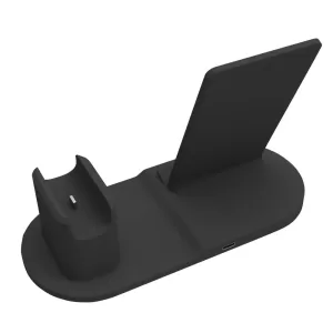 Беспроводное зарядное устройство More Choice Smart CW24S 10W + кабель USB Type-C 1m Black