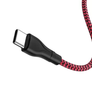 Кабель USB/Type-C Borofone BX39 (1м), нейлон, красный