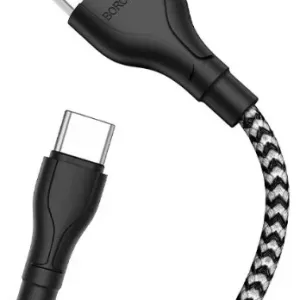 Кабель USB/Type-C Borofone BX39 (1м), нейлон, серый