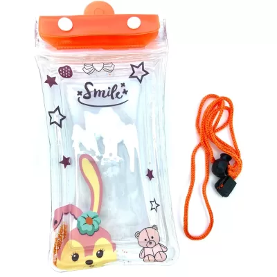 Водонепроницаемый чехол Rabbit Smile (оранжевый)