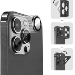 Защитное Стекло iPhone 13 Pro/13 Pro Max WiWU Lens Guard (Graphite)