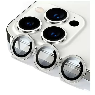Защитное Стекло iPhone 14 Pro/14 Pro Max WiWU Lens Guard (Silver)