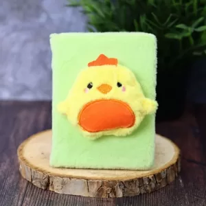 Блокнот плюшевый «Duck», green