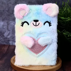 Блокнот плюшевый «Heart mouse», colorful
