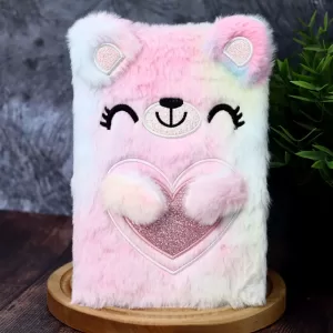Блокнот плюшевый «Heart mouse», colorful