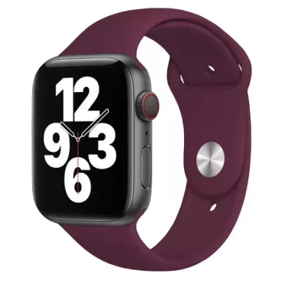 Ремешок Apple Watch Silicone 42-44-45-49mm (Марсала(32))