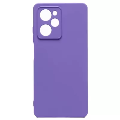 Чехол Poco X5 Pro 5G Silicone Case Logo (Лиловый(13))