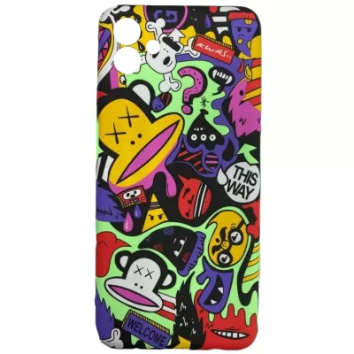 Чехол Sams A04 Luxo (Кавс Кислотный(J61))