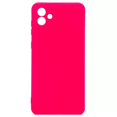 Чехол Sams A04 Silicone Case Logo (Ярко-Розовый(21))