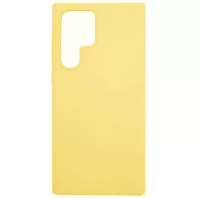 Чехол Sams S22 Ultra Silicone Case Logo (Желтый(20))